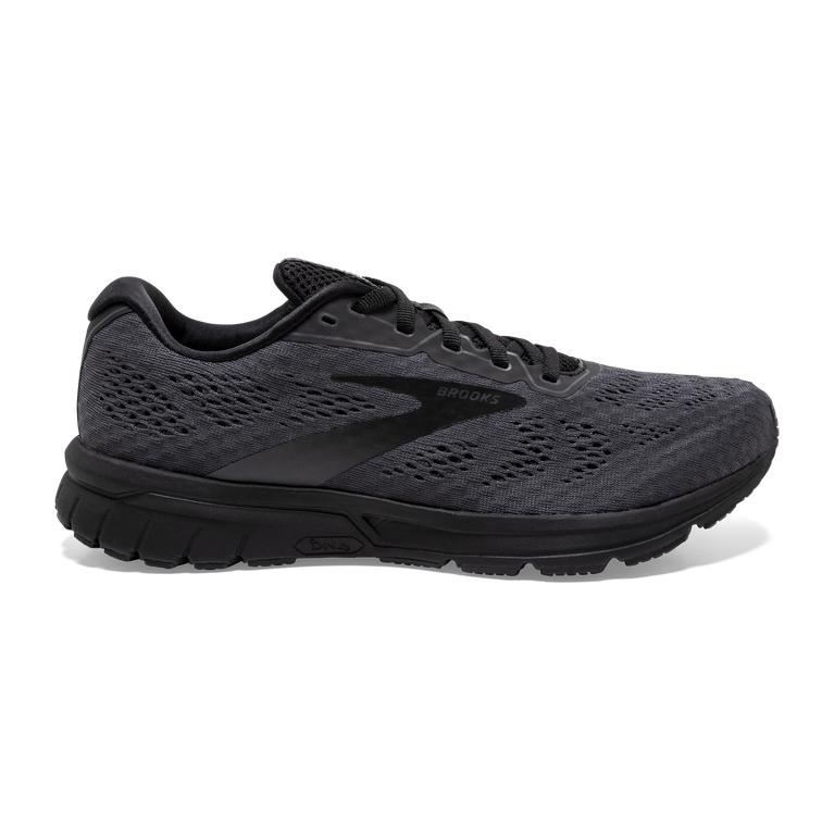 Brooks Anthem 4 Neutral Road Running Shoes - Men's - Black/Ebony/Grey/Charcoal (62419-VITW)